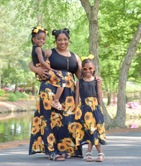 Sunflower Maxi Dress