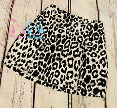 Leopard mini skirt